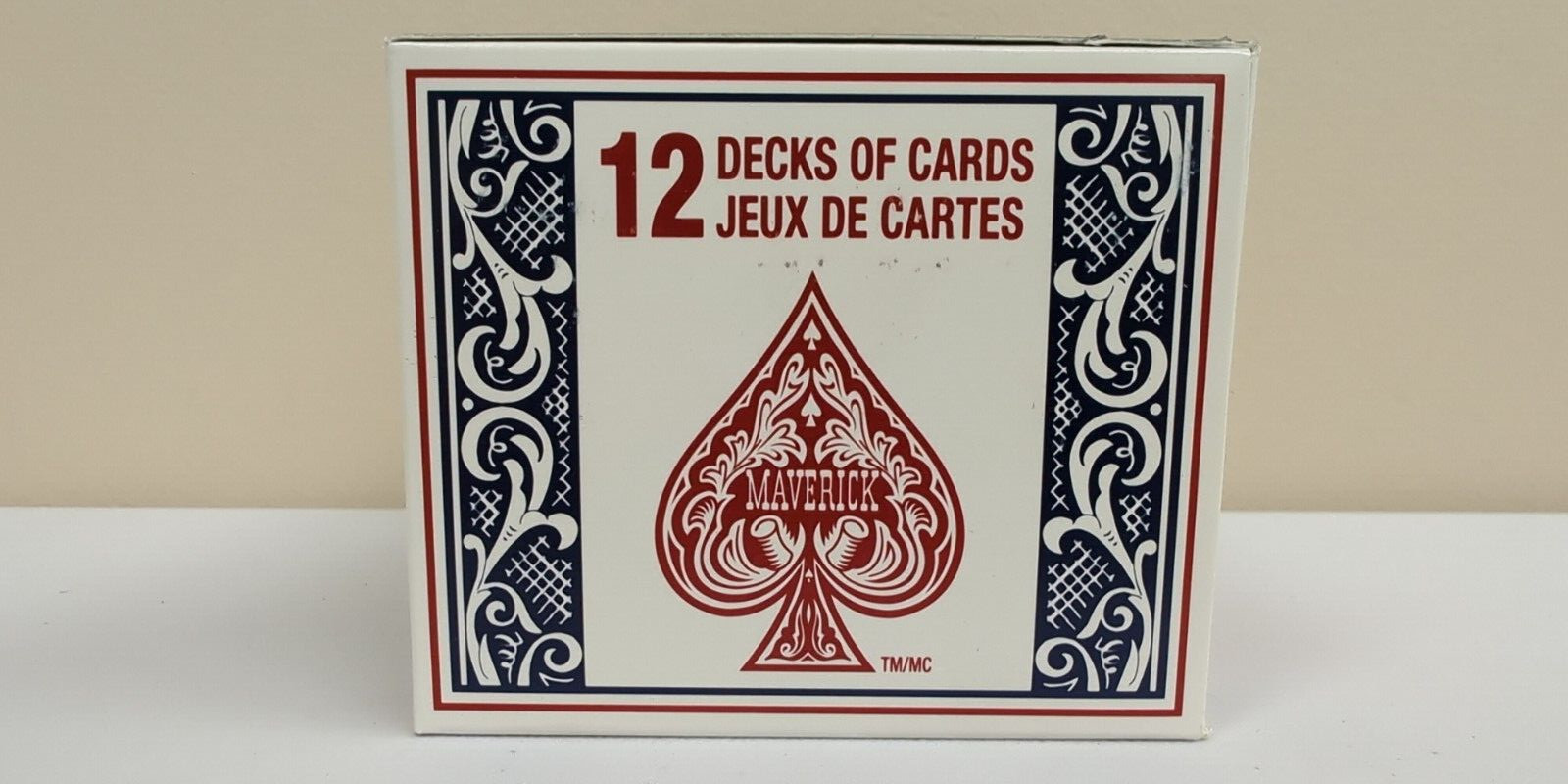 12 Maverick Pinochle Decks (Red & Blue) by US Playing Card Company New Sealed