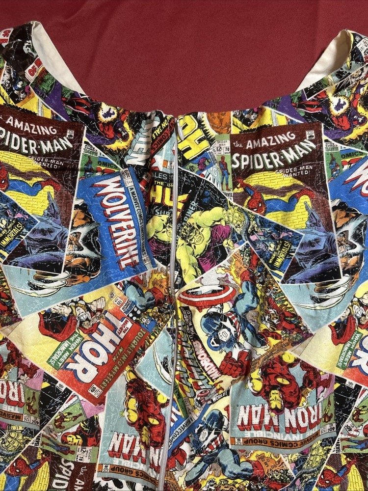 Handmade Marvel Comic Superhero Plus Size Dress Comic Con