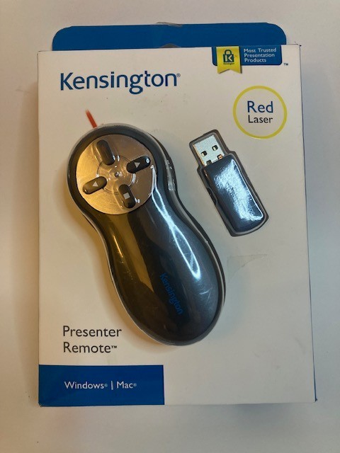 Kensington Wireless Presenter Red Laser Pointer Windows/Mac NEW (K33374USB)