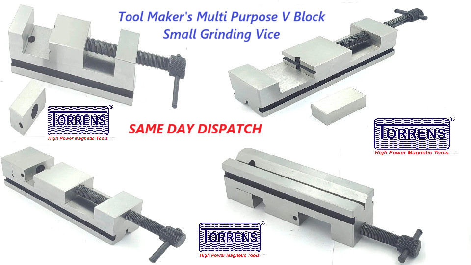 Tool Maker's Multi Purpose V Block Small Grinding Vice ( 32 mm Jaw Width)