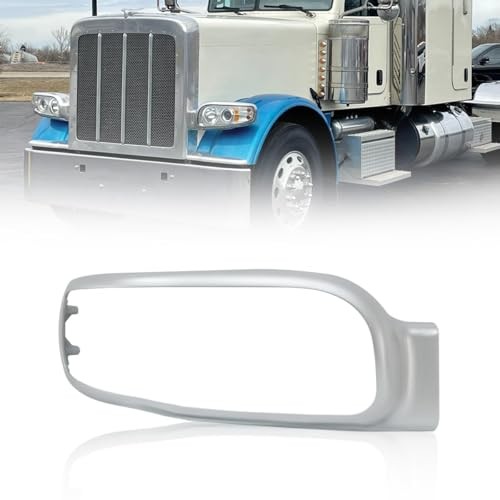 Headlight Bezel Chrome fit for Peterbilt 389 Semi Left Front Headlight Bezel