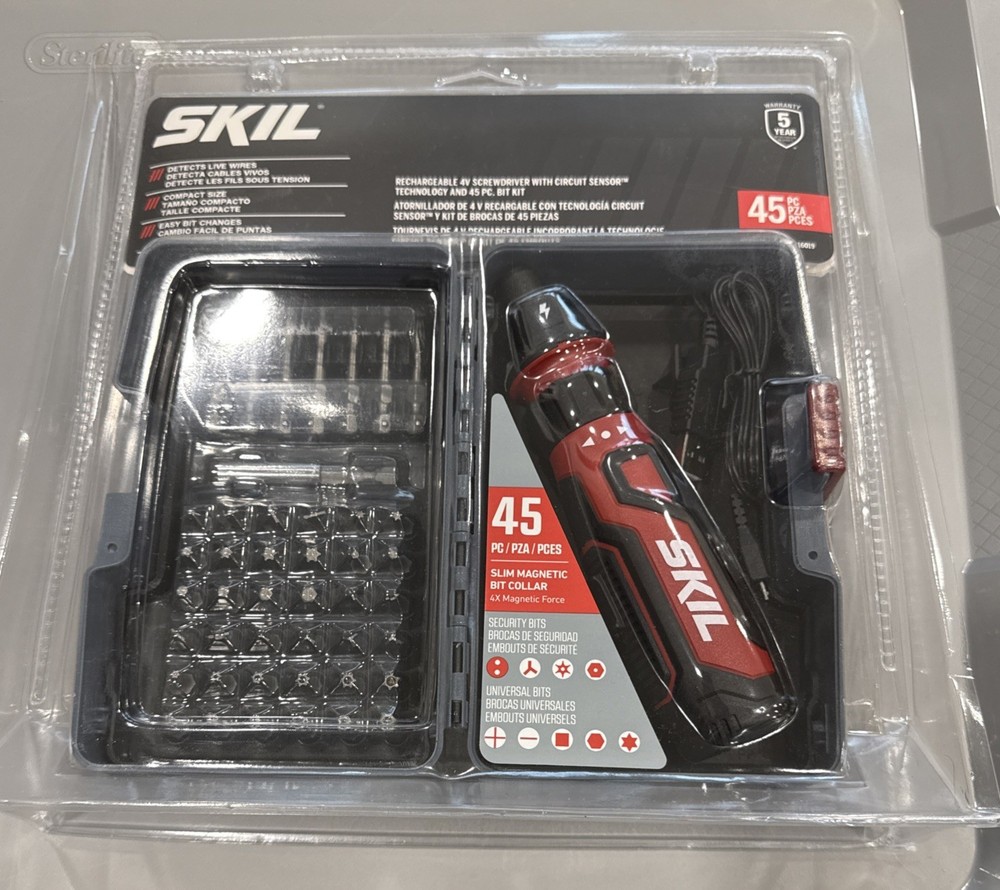 Cordless Electric Screwdriver with Circuit Sensor