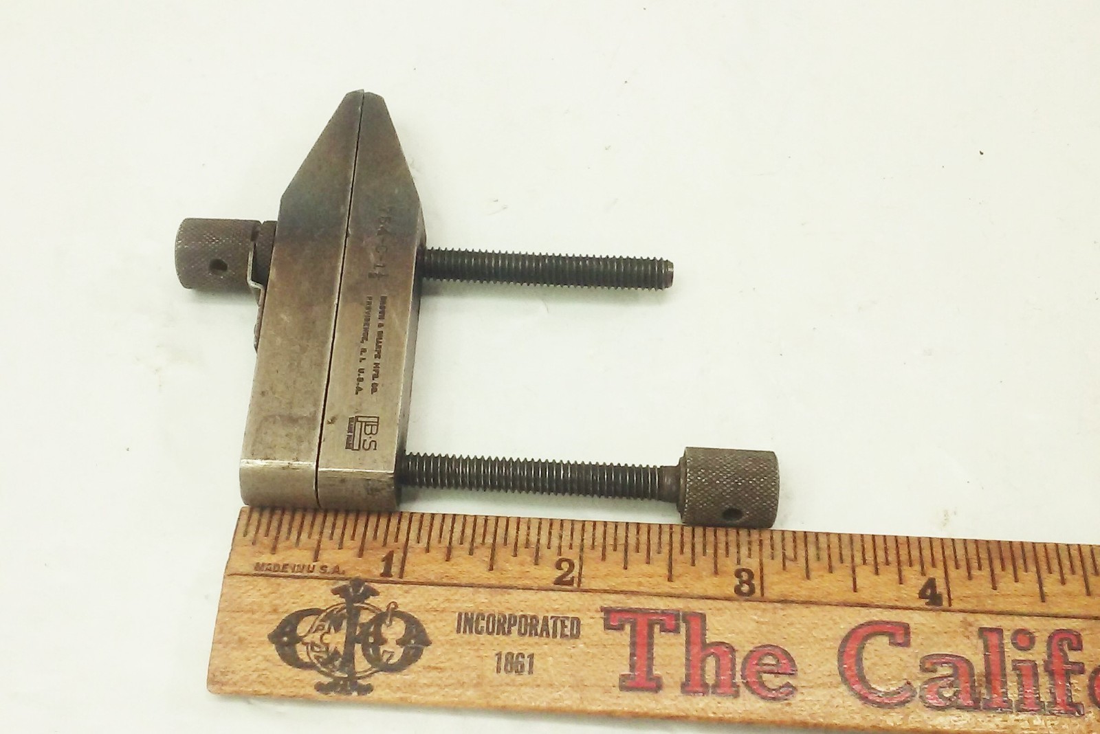 BROWN & SHARPE 754-C-1 1/2" Tool Makers Machinst Parallel Clamp USA