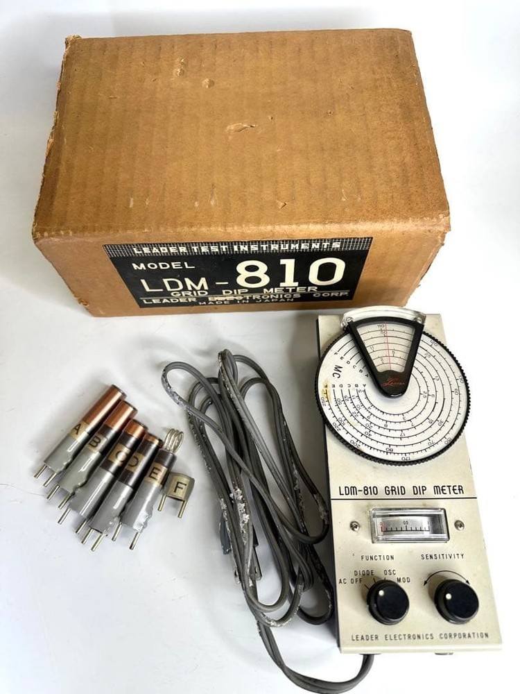 Untested - Leader Ldm-810 Grid Dip Meter