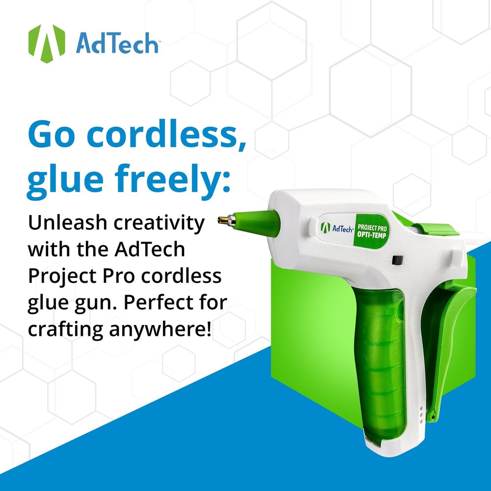 AdTech Project Pro Rechargeable Cordless Hot Glue Gun - Mini Gl