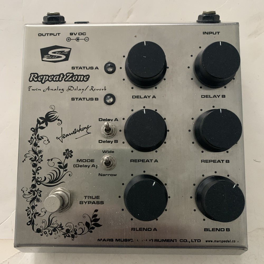 Rare Mars Musical Instruments Repeat Zone Dual Analog Delay Pedal