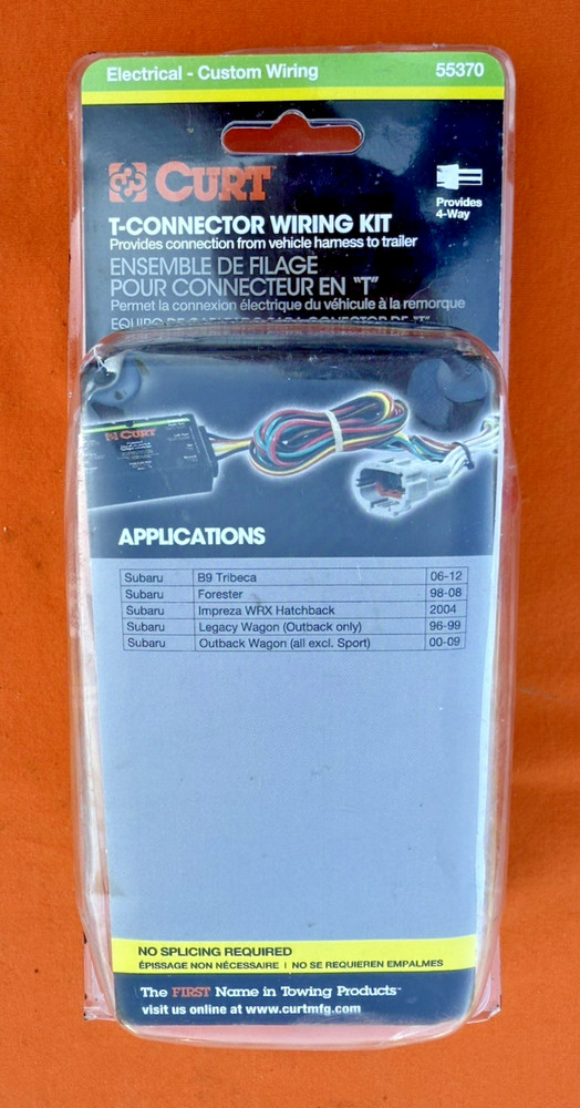 Curt T-Connector Wiring Kit 55370