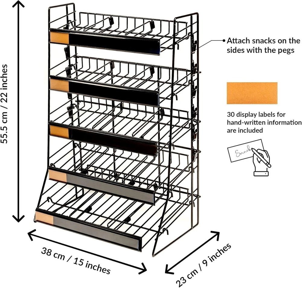 Merchandising Shelf for Snacks