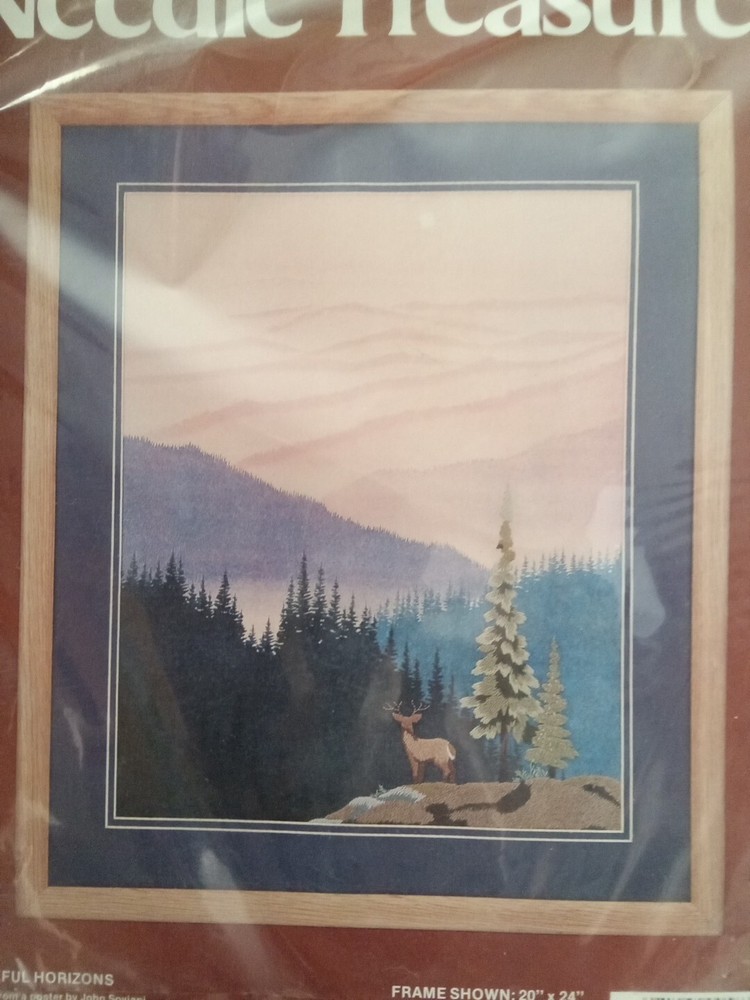 Peaceful Horizons Stitchery Kit #00583 Needle Treasures JCA
