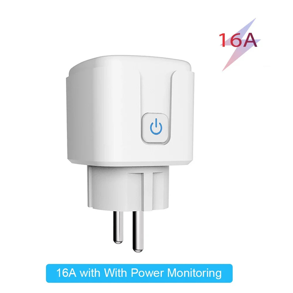 Smart Plug WiFi Socket EU 16A Timing Function Tuya SmartLife APP Alexa Google