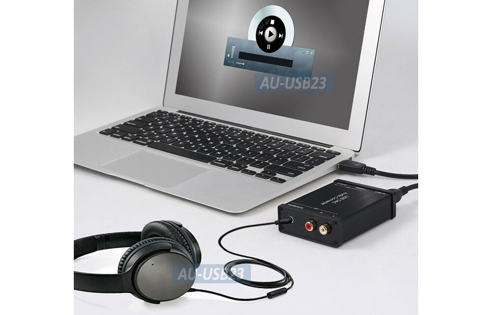 External USB Sound Card W/ Optical Analog Stereo 5.1 Outputs For Mac Android PC