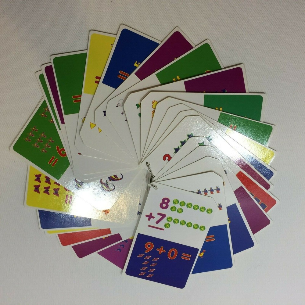 Flash Cards Early Learning Educational Games Vowels Phonics Math Addition Count