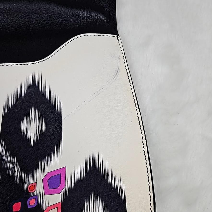 Emilio Pucci Clutch Bag Geometric Pattern 12.2 inches