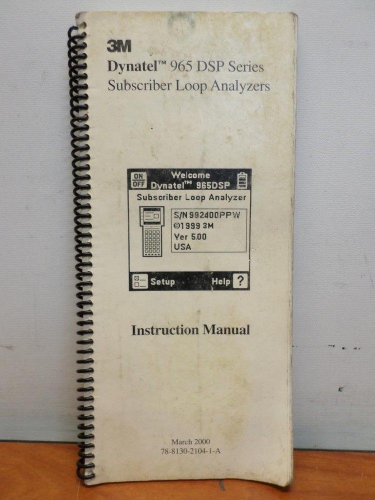 3M Dynatel 965DSP w/ Leads & Case