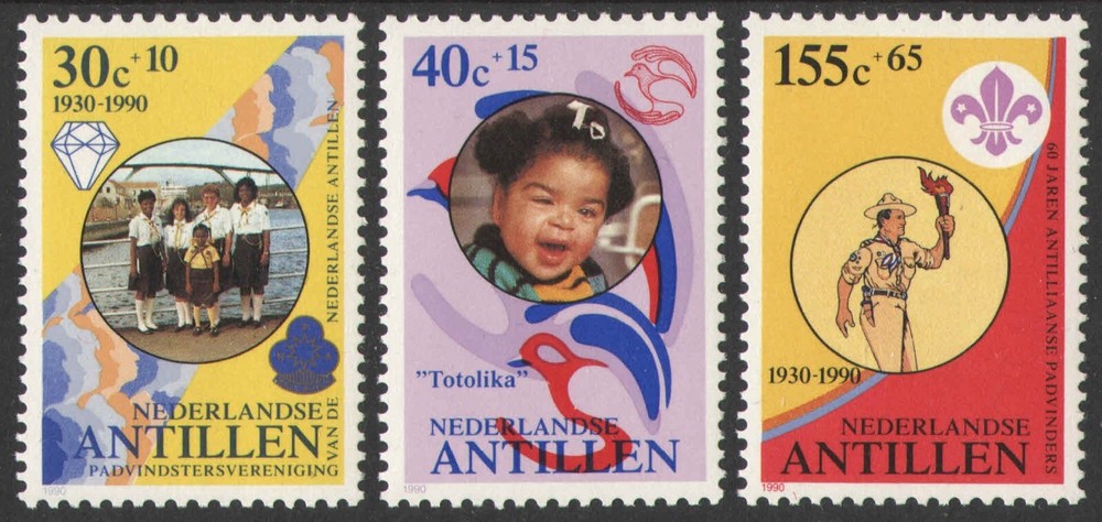 Netherlands Antilles 1990, Scouting, MNH VF