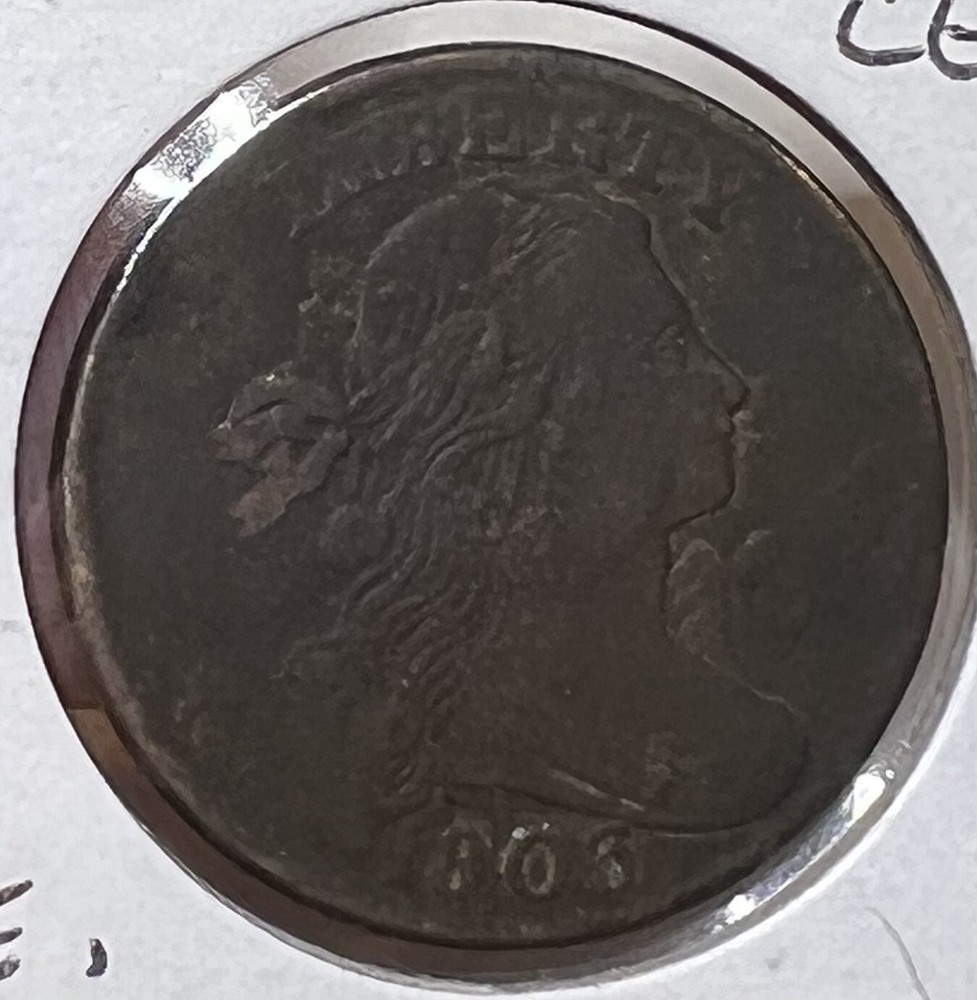 1803 Draped Bust Large Cent 1C Copper Small Date Large Fraction