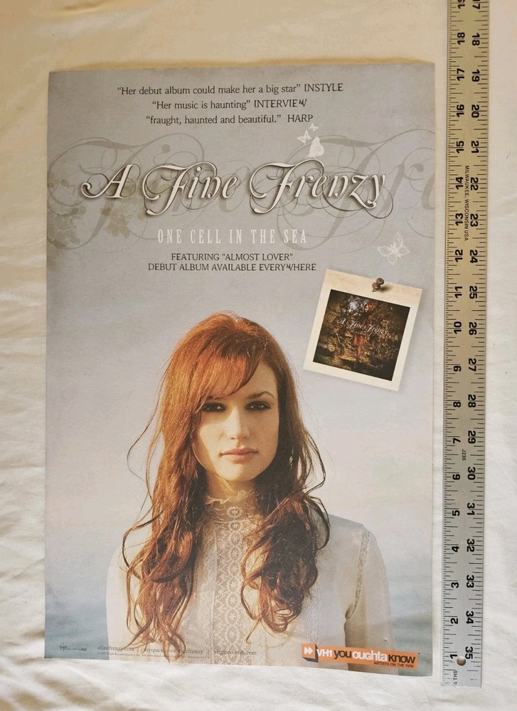 A Fine Frenzy Poster One Cell In The Sea Promo