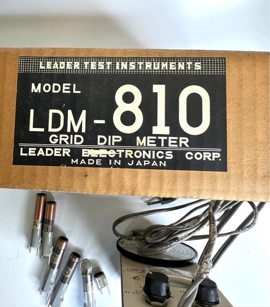 Untested - Leader Ldm-810 Grid Dip Meter