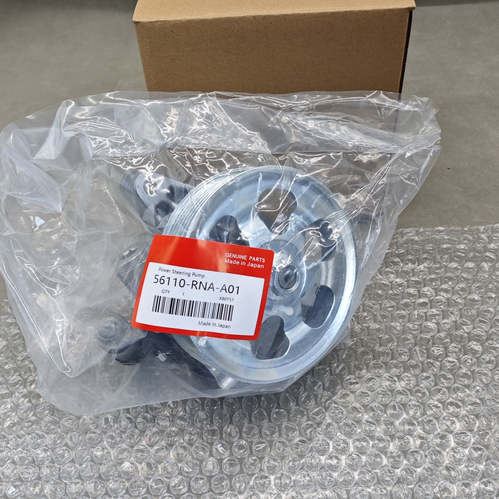 OEM 1PCS Power Steering Pump 21-5456 w/ Pulley For 2006-2011 Honda Civic 1.8L L4