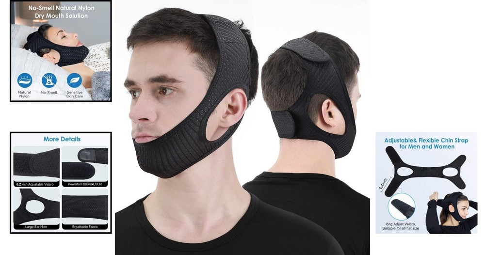 Adjustable Chin Strap for Snorers - Stay Comfortable While Sleeping