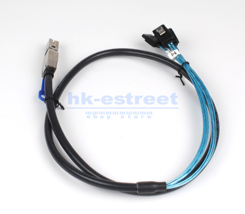 Mini SFF 8644 to 4X SATA Multi-Lane Forward Breakout Splitter Cable 1M
