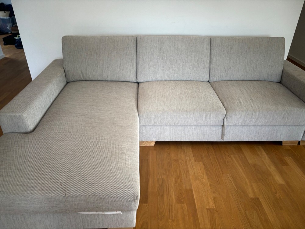 Sofa gray for living room with sleeping spaces available