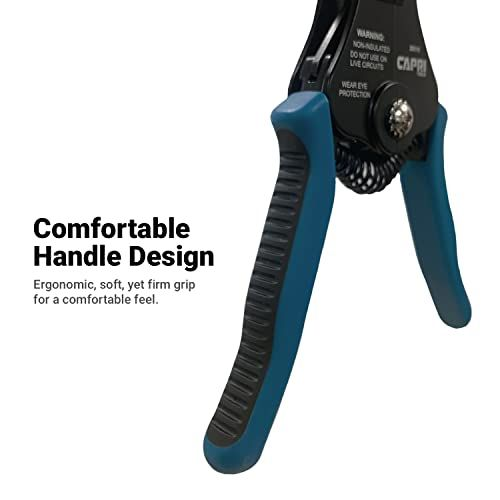 Capri Tools 20010 Precision Wire Stripper Small, Blue/Black