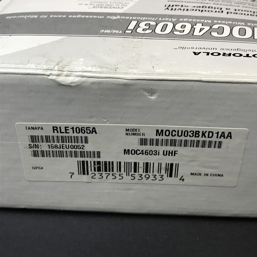 Motorola MOC4603i Wireless Message Alert Unit Radio Help Request Button