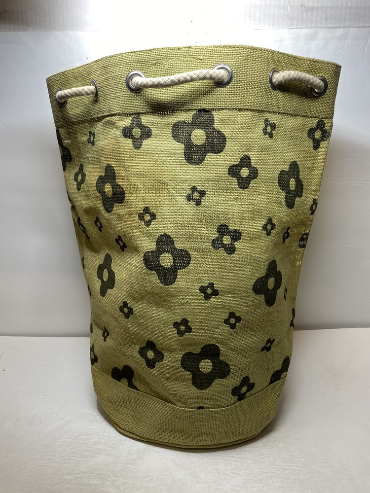 Floral Laundry Basket W/ Handle