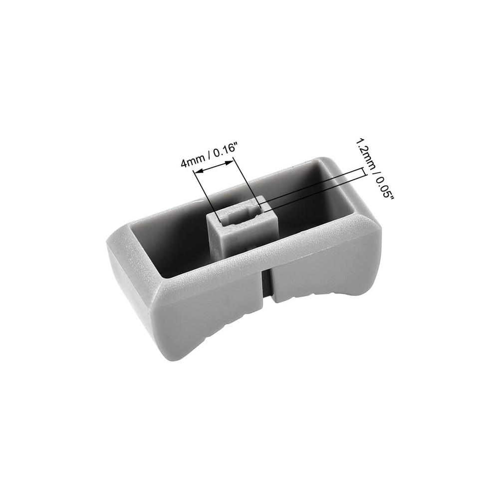 uxcell 24mmx11mmx10mm Console Mixer Slider Fader Knobs Replacement for Gray