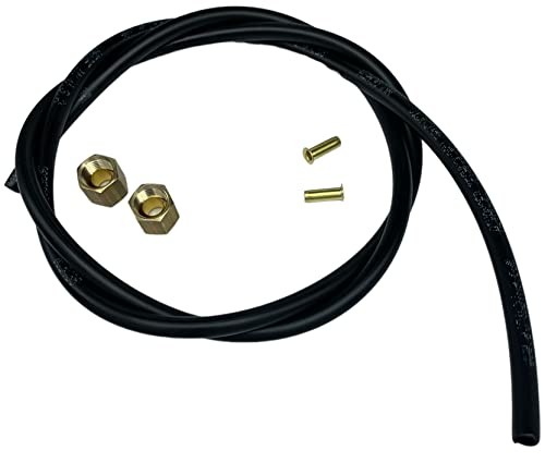 Unloader Hose Tube Kit W/ 2 Nut + Ferrule Combos, Inserts, Compatible With