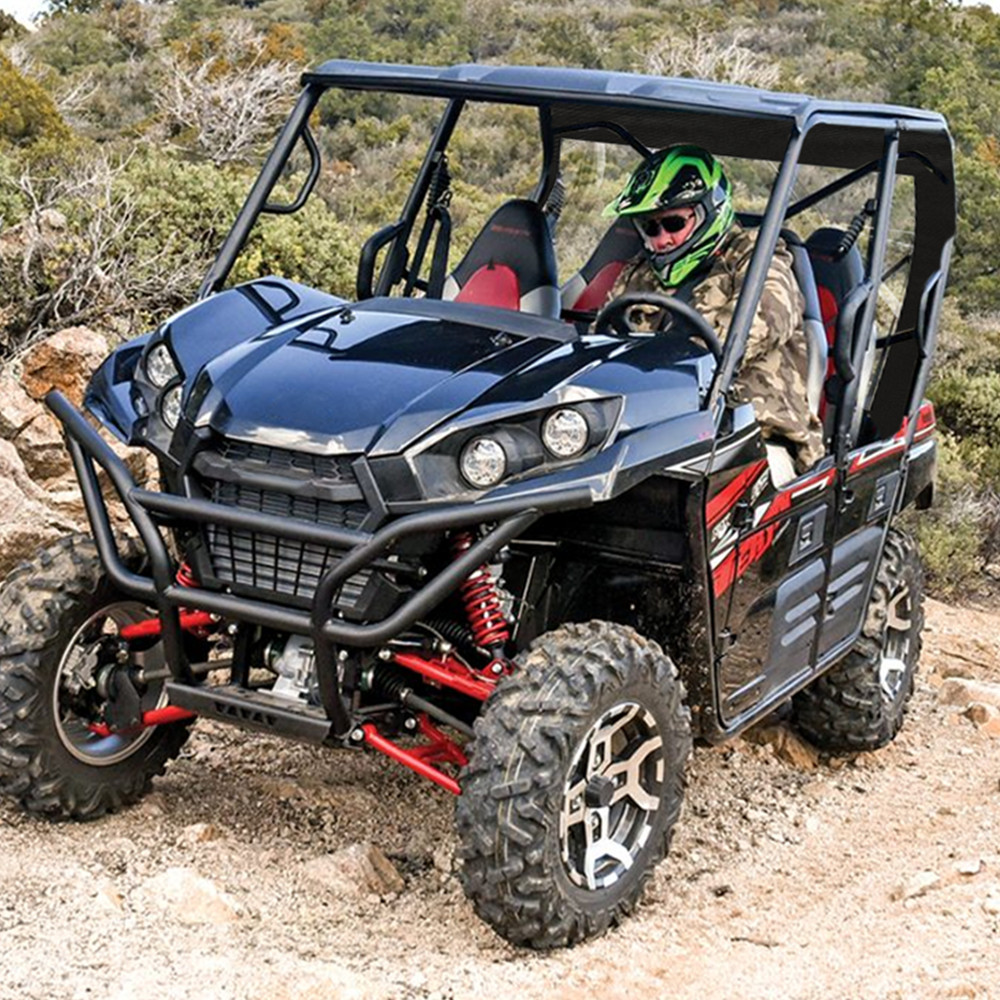 For 2013-2025 KAWASAKI TERYX4 800 Dustproof UTV Soft Back Windshield Dust Panel