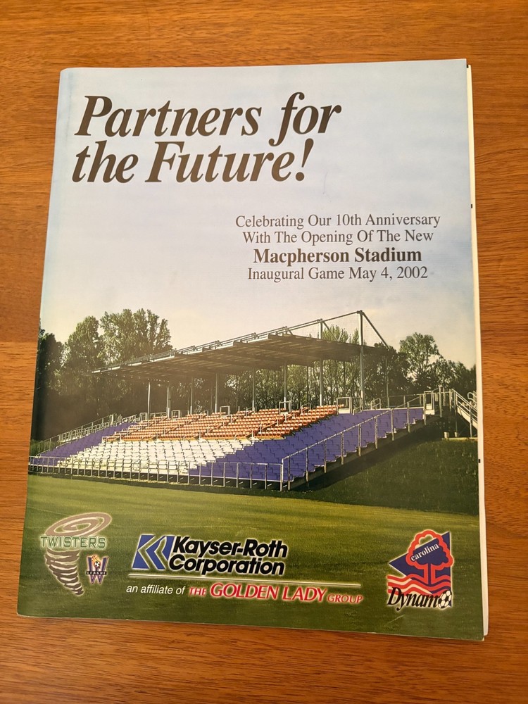 Carolina Dynamo Soccer Team Game Programs - 2000 and 2002