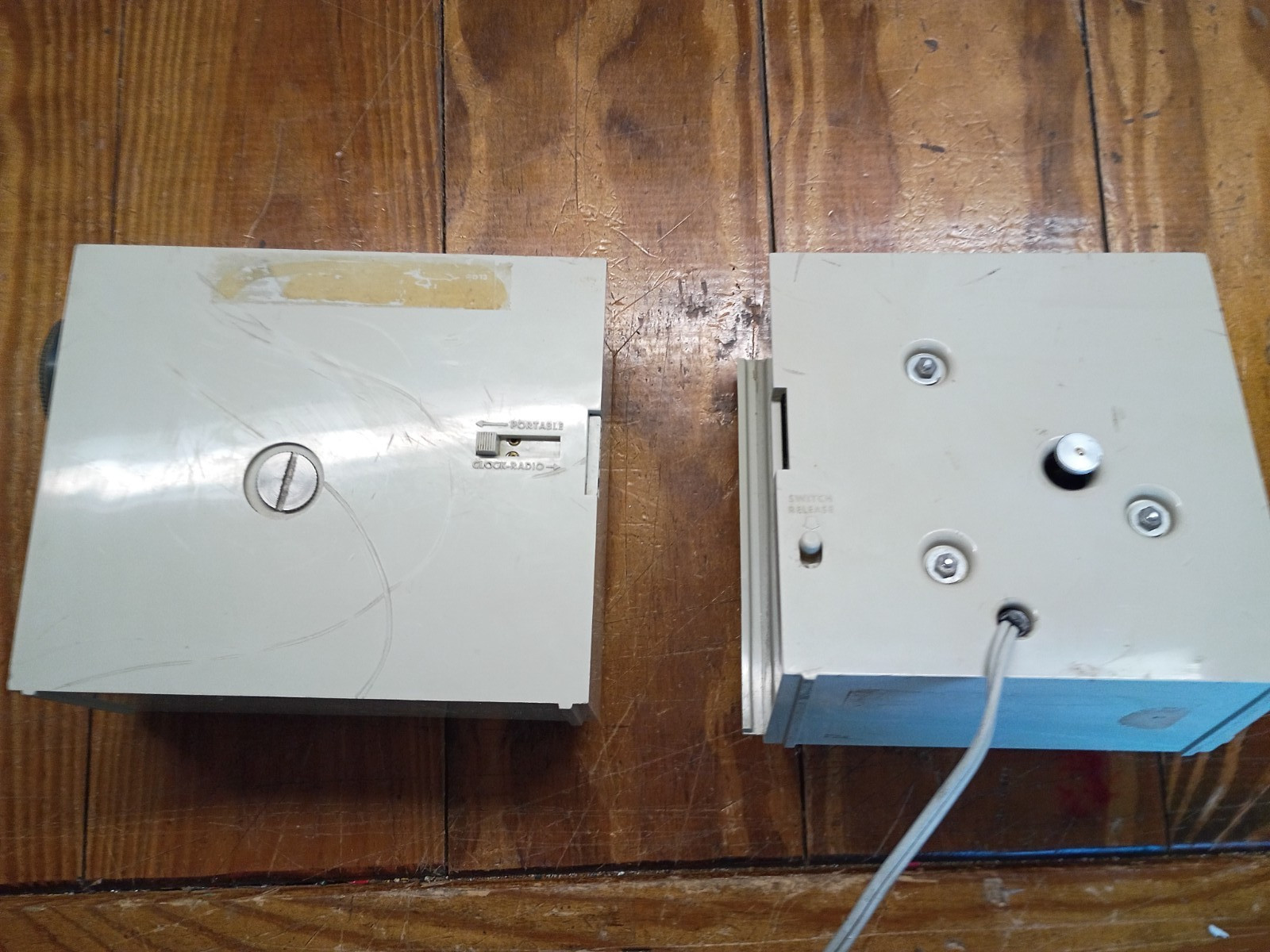 ✨RARE 1955 General Electric Model 680 Convertible Clock Radio - Parts Restore ✨