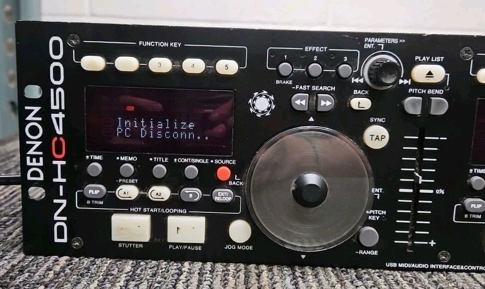 Denon DN-HC4500 USB MIDI/Audio Interface & Controller - FOR PARTS/NOT WORKING