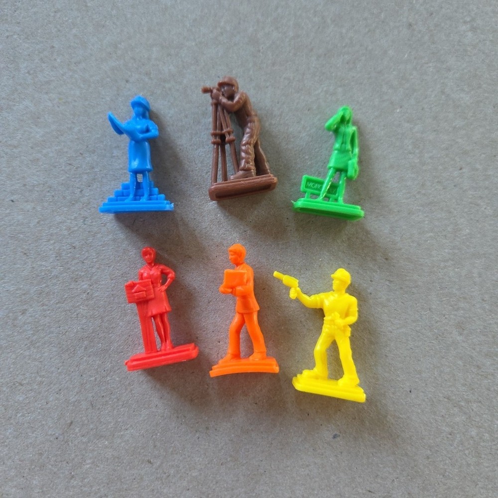 Genuine MONOPOLY U-Build 2009 Replacement MOVERS x 6