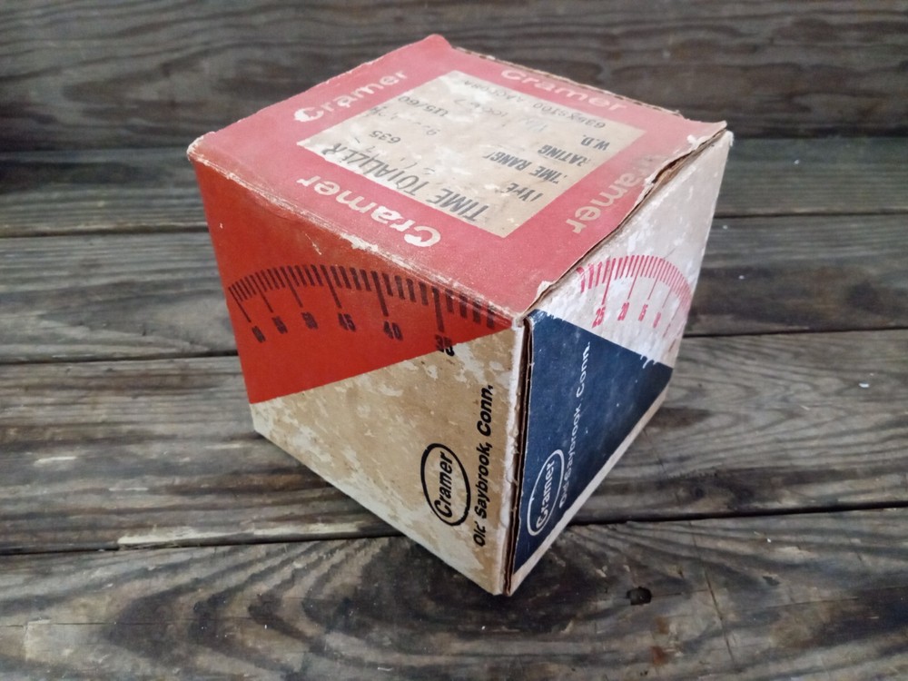 Cramer 635 Time Totalizer/Elapsed Time Indicator