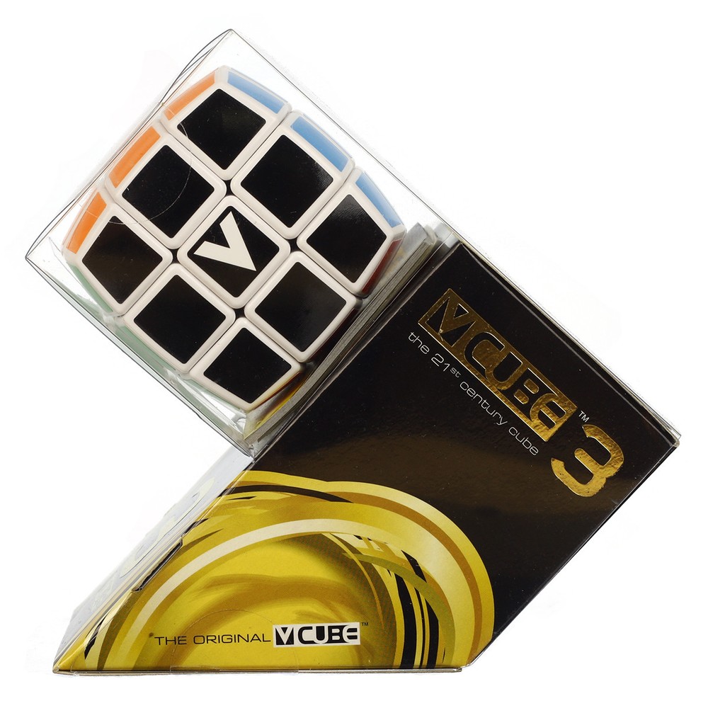 V-CUBE 3 White Pillowed 3x3 Multicolor Cube