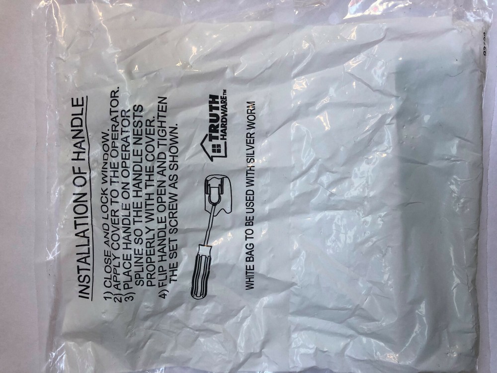 Andersen Casement Left Hand Cover With Folding Handle - White