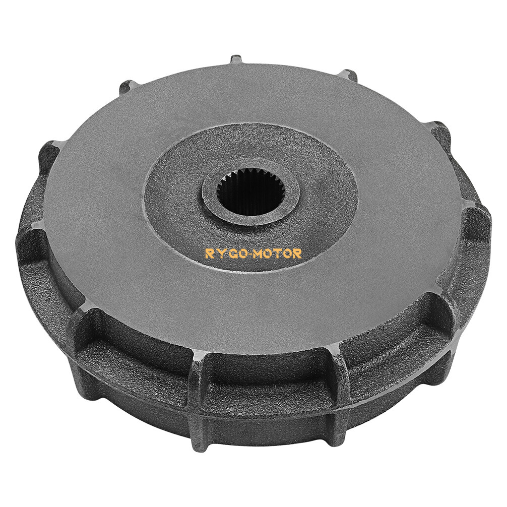 Rear Brake Drum Cover Hub Shoes Set for Honda Rancher 420 TRX420 4x4 2014-2024