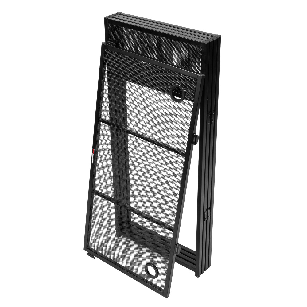 Gator Frameworks Black DJ Facade w/ Blk & Wt Scrims, Bag + CoDot Light Package