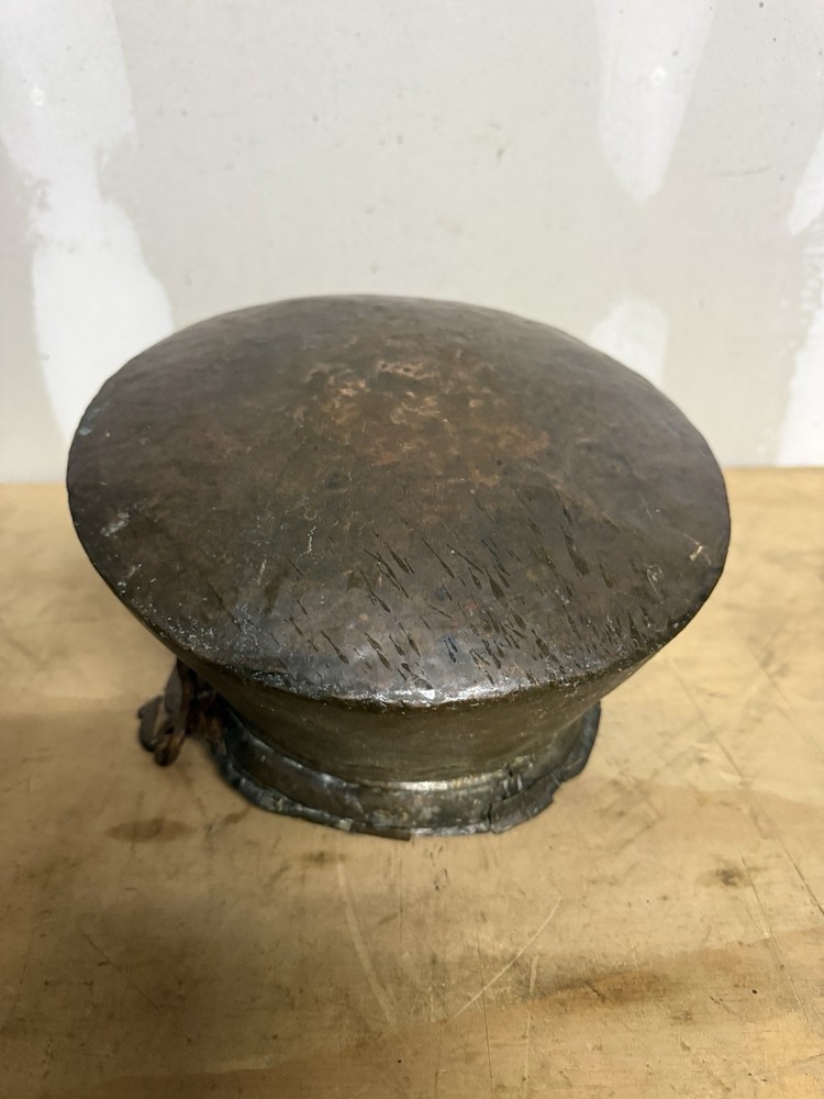 Antique Hand-Hammered Copper Pot