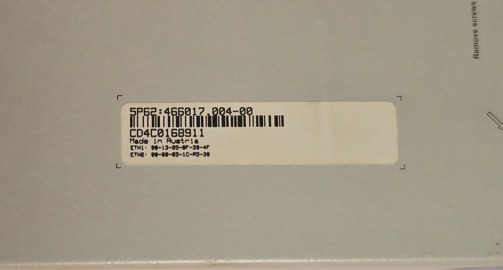 B&R Automation PC "5PC600.SF03-00 Rev. E0" NO HARD DRIVE