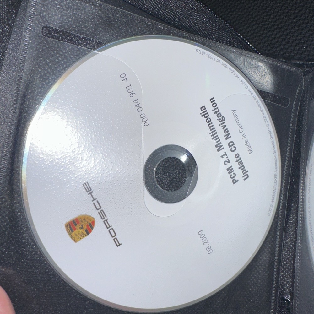 Porsche Cayenne Multimedia Update CD Navigation With Case