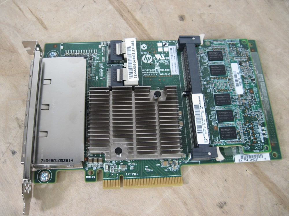 HP Smart Array P822 RAID Controller 2GB Cache SAS PCIe Card 643379-001 615415-00