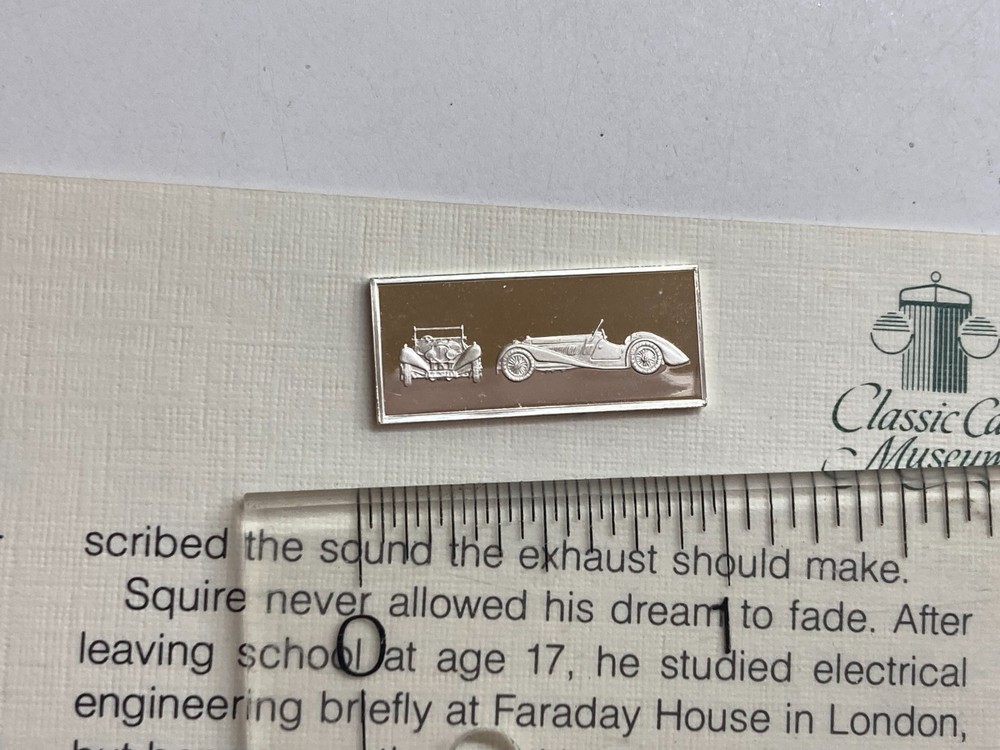 1981 Franklin Mint Classic Car Collection Silver Ingot Squire
