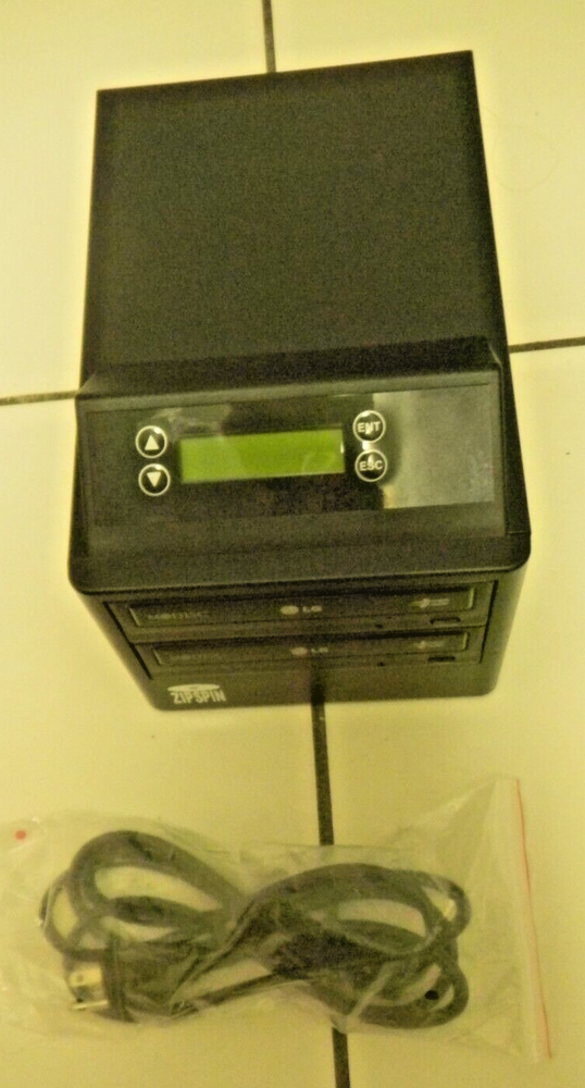LG ZIPSPIN D 121-L CD/DVD Disc Drive Duplicator