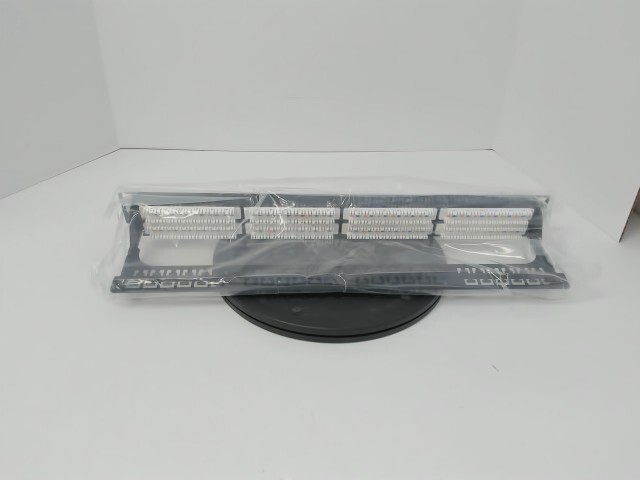 Intellinet Cat6 48-Port Patch Panel, 1U, Black