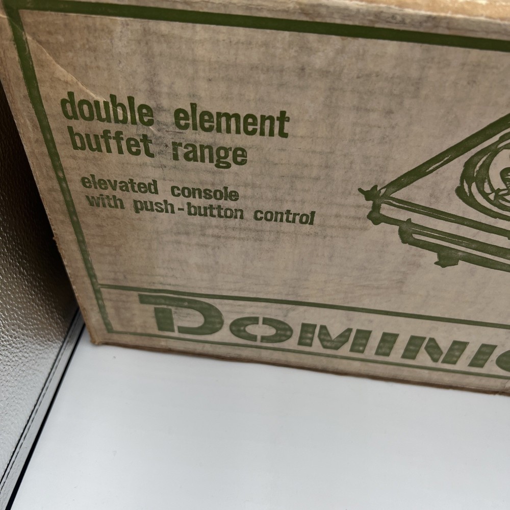 Mint 1966 Dominion Model 1455 Double Element Buffet Range