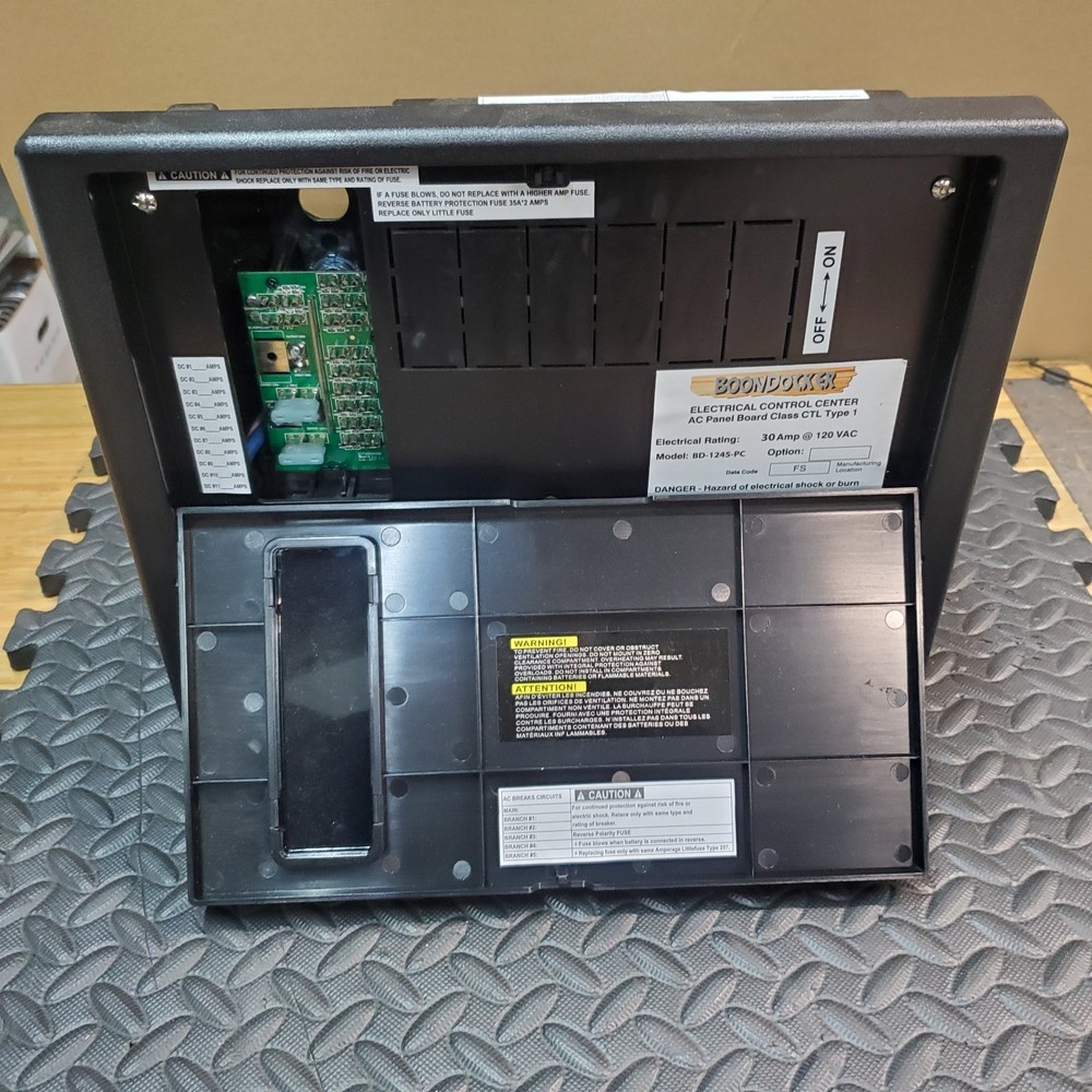 Boondocker 30 Amp Electrical Control Center